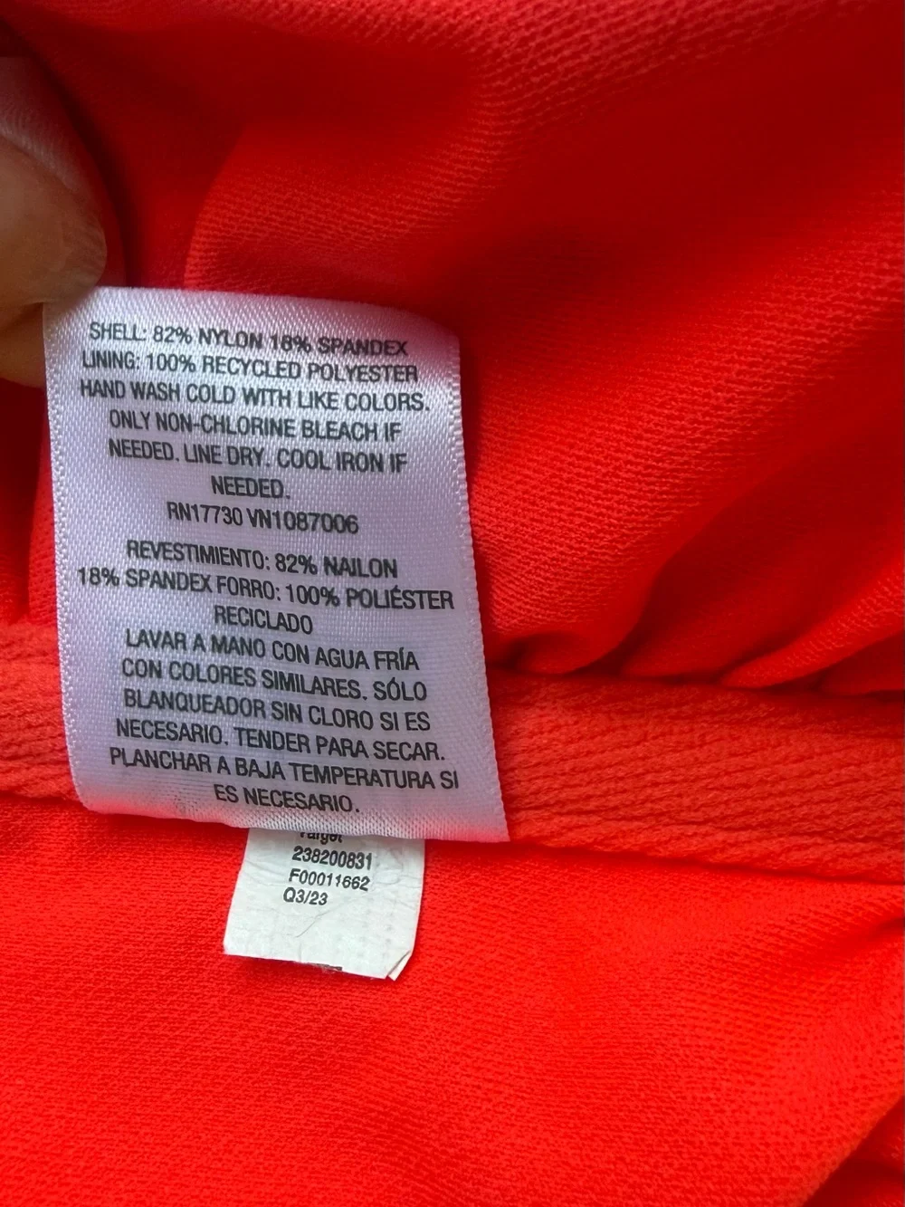 NEW Size 3X wild fable Bright Red & White Swim Top Adjustable Front Ties